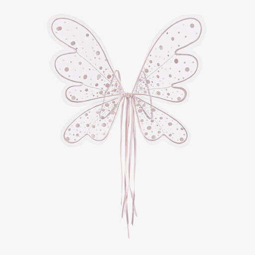 Tutu du Monde-Girls Pink Sequin & Tulle Fairy Wings | Childrensalon Outlet