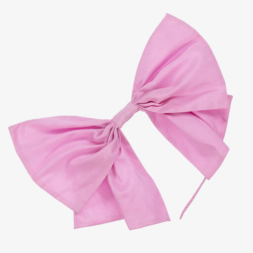 Tutu du Monde-Girls Purple Oversized Bow Hairband | Childrensalon Outlet