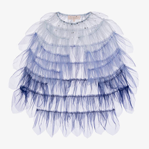 Tutu du Monde-Girls Sapphire Tulle Costume Cape | Childrensalon Outlet