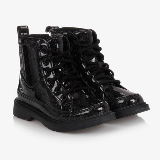 UGG-Teen Girls Black Glitter Boots | Childrensalon Outlet