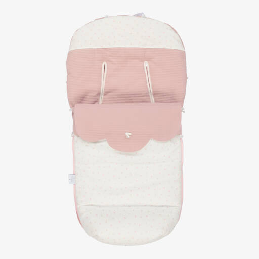 Uzturre-Girls Pink Blossom Pushchair Cover | Childrensalon Outlet