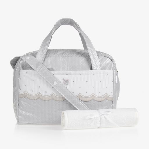 Uzturre-Sac à langer gris (40 cm) | Childrensalon Outlet