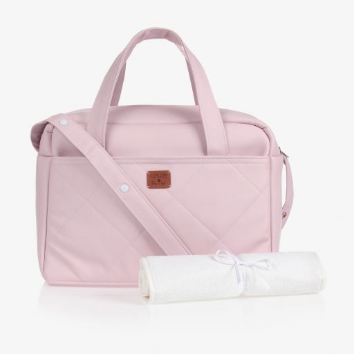 Uzturre-Pink Changing Bag (40cm) | Childrensalon Outlet