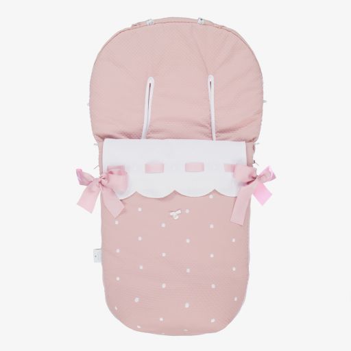 Uzturre-Pink Stroller Footmuff (97cm) | Childrensalon Outlet