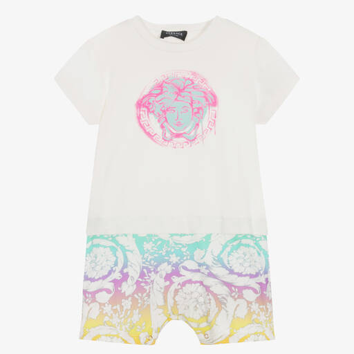 Versace-Baby Girls Medusa & Barocco Shortie | Childrensalon Outlet