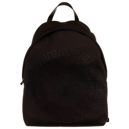 Versace-Black Medusa Backpack (35cm) | Childrensalon Outlet