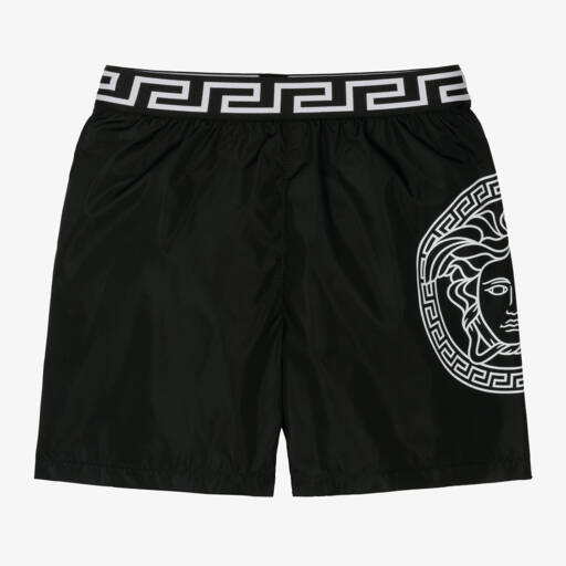 Versace-Черные шорты-плавки Medusa для мальчиков | Childrensalon Outlet