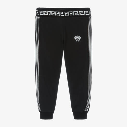 Versace-Boys Greca Patterned Cotton Trousers | Childrensalon Outlet