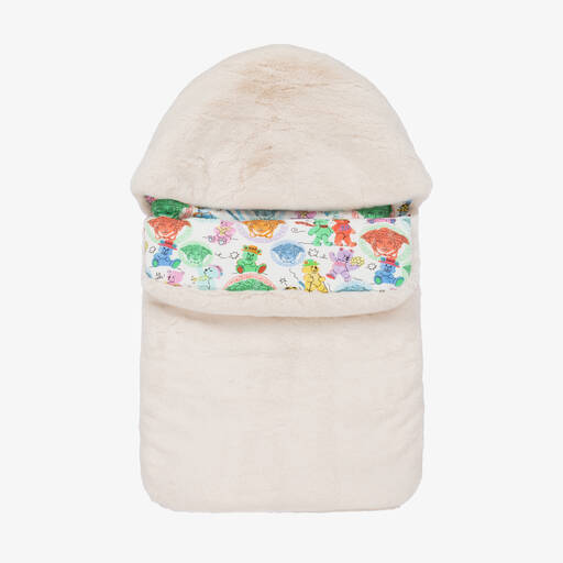 Versace-Babyschlafsack aus Kunstpelz (70 cm) | Childrensalon Outlet
