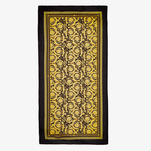 Versace-Gold Barocco Towel (140cm) | Childrensalon Outlet