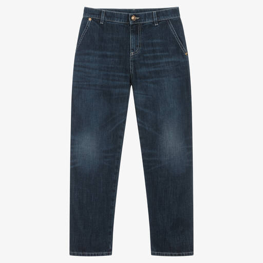 Versace-Jean bleu en denim ado garçon | Childrensalon Outlet