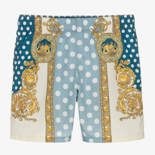 Versace-Short de bain coquillage baroque | Childrensalon Outlet