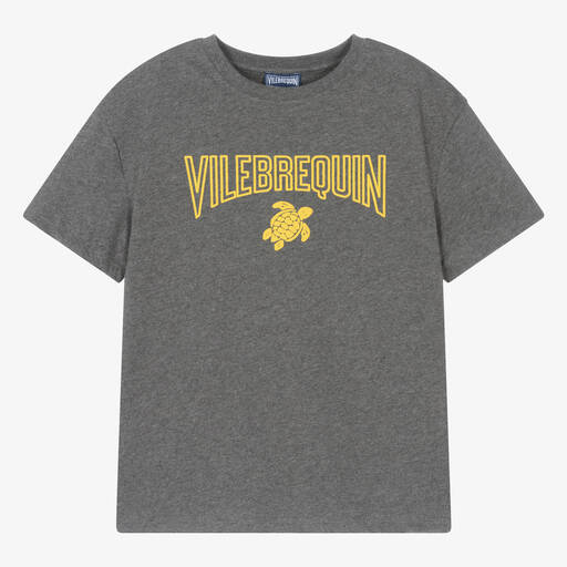 VILEBREQUIN Boys Organic Cotton T-Shirt Printed Turtle Octopus