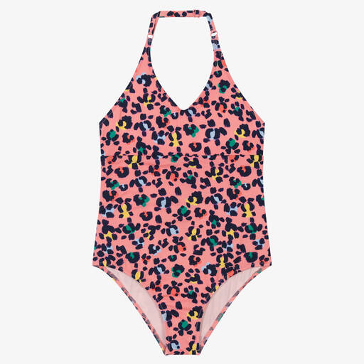 Vilebrequin-Teen Girls Pink Leopard Swimsuit  | Childrensalon Outlet