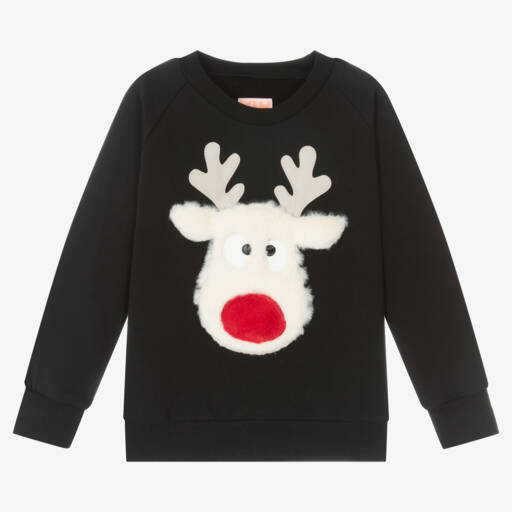 Wauw Capow-Boys' Black Cotton Holiday Top | Childrensalon Outlet