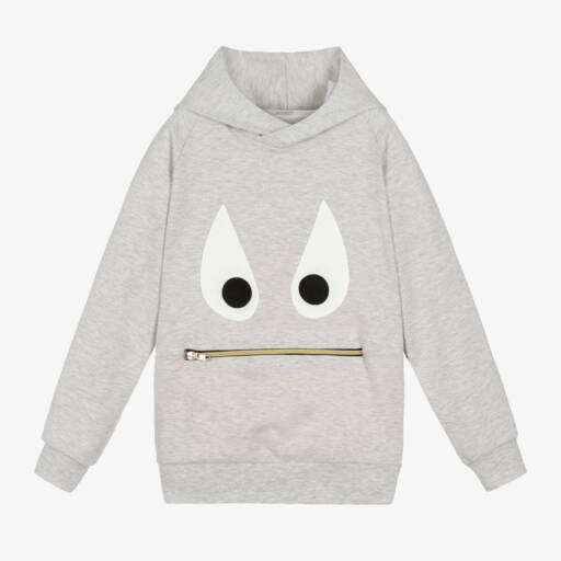 Wauw Capow-Серая уютная толстовка с монстром для мальчиков | Childrensalon Outlet