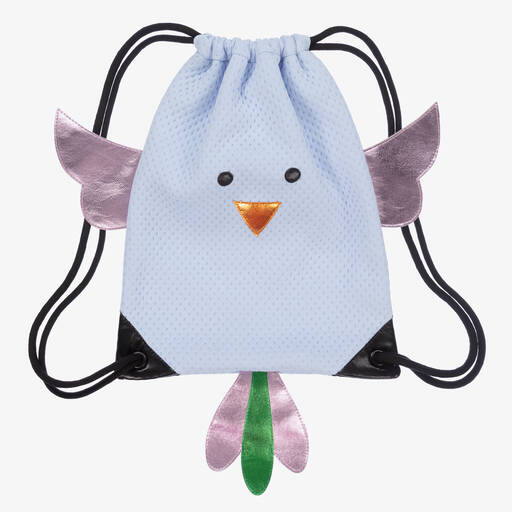 Wauw Capow-Голубая сумка на шнурке для девочек (30см) | Childrensalon Outlet