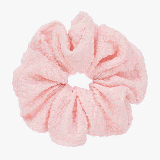 Wauw Capow-Girls Pink Hair Scrunchie  | Childrensalon Outlet