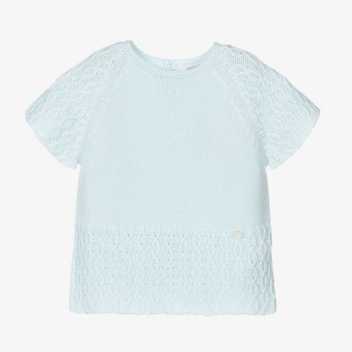 Wedoble-Baby Girls Cotton Knit Top | Childrensalon Outlet