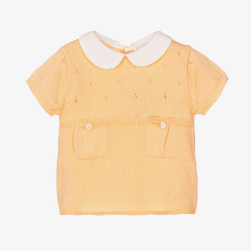 Wedoble-Baby Girls Cotton Knit Top | Childrensalon Outlet