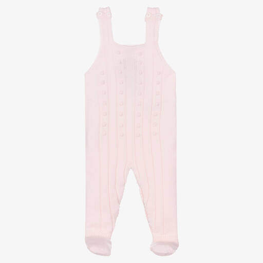 Wedoble-Girls Pink Wool Babygrow | Childrensalon Outlet