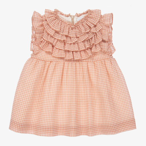 Wedoble-Pink Organic Cotton Dress | Childrensalon Outlet