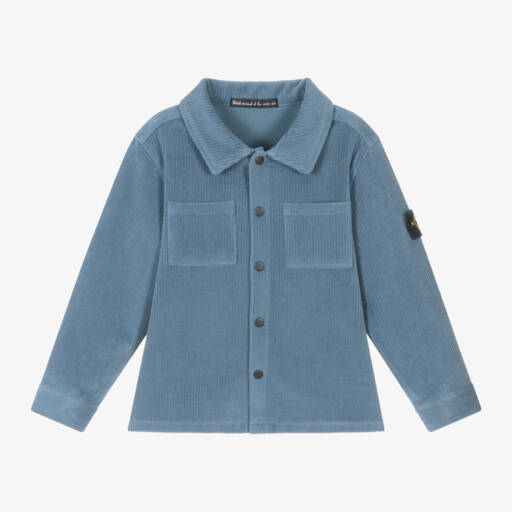 Week-end à la mer-Boys Cotton-Blend Corduroy Shirt | Childrensalon Outlet