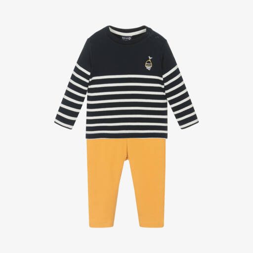 Week-end à la mer-Boys Nautical Stripe Leggings Set | Childrensalon Outlet