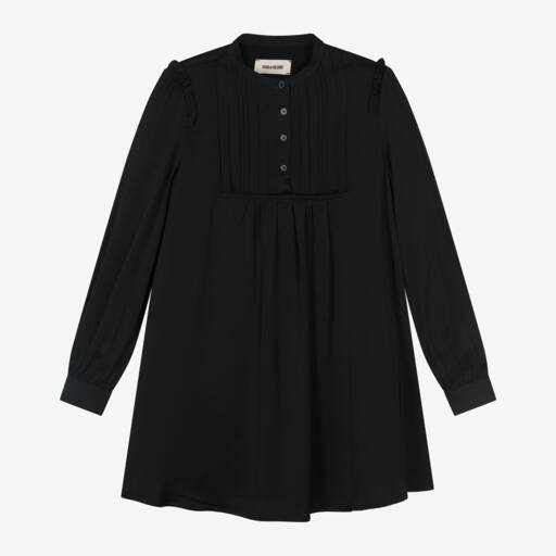 Zadig&Voltaire-فستان فيسكوز لون أسود | Childrensalon Outlet