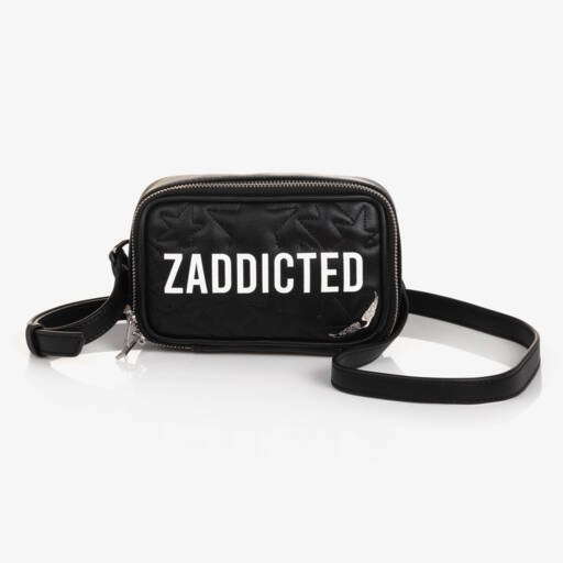 Zadig&Voltaire-Черная сумка из искусственной кожи для девочек (16см) | Childrensalon Outlet