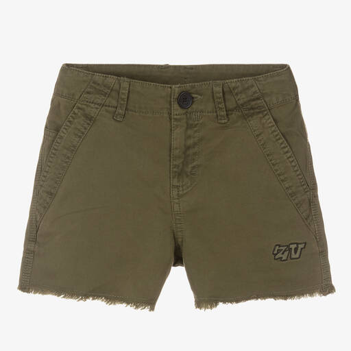 Zadig&Voltaire-Girls Green Cotton Shorts | Childrensalon Outlet