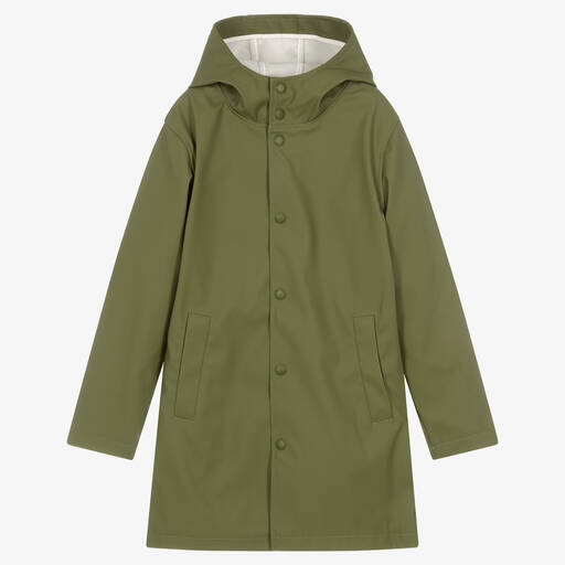 Zadig&Voltaire-Teen Boys Khaki Green Windbreaker Parka Coat | Childrensalon Outlet