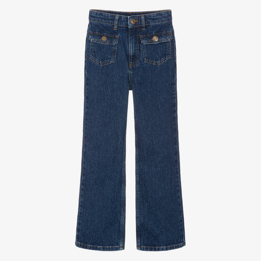 Zadig&Voltaire-جينز قطن دينم لون أزرق تينز بناتي | Childrensalon Outlet