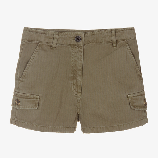 Zadig&Voltaire-Teen Girls Green Cotton Shorts | Childrensalon Outlet