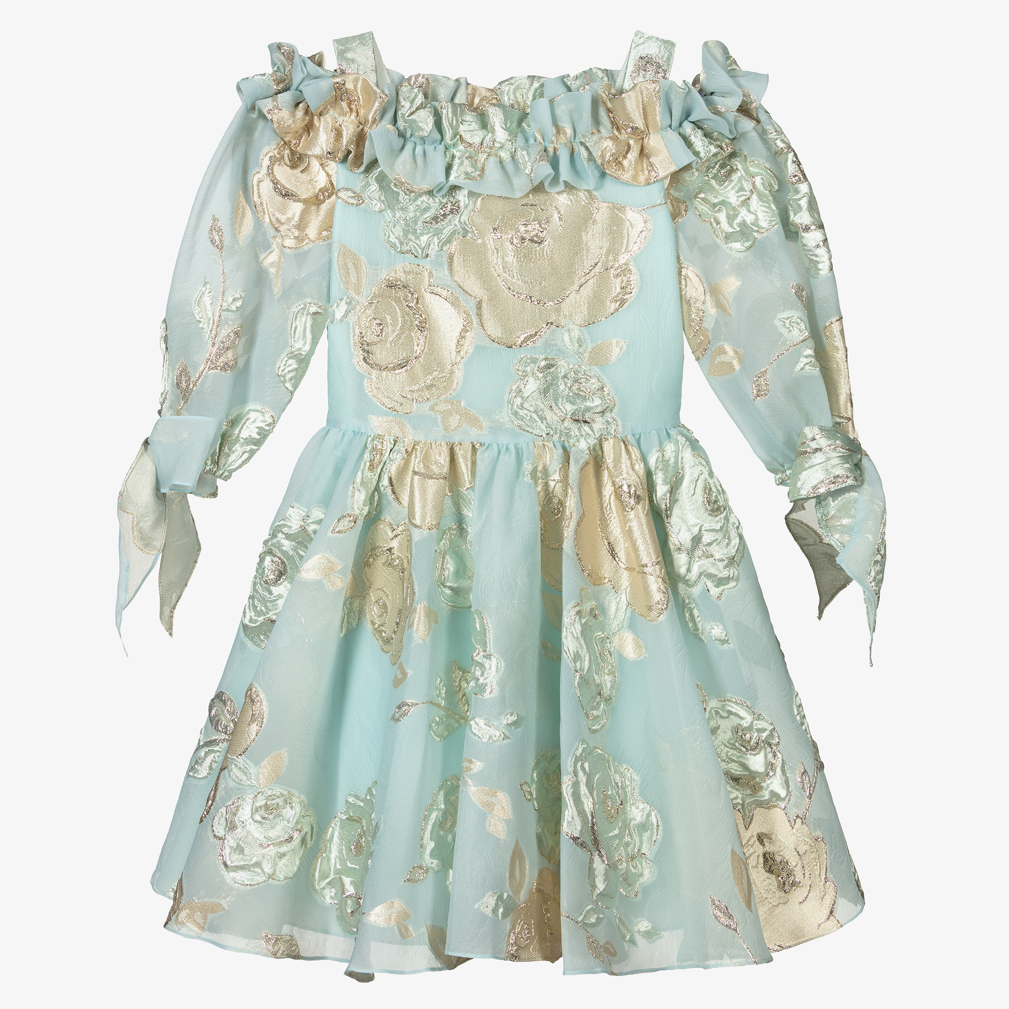 david charles blue dress David Charles Navy and White Party Dress – Stoopher & Boots main image 0