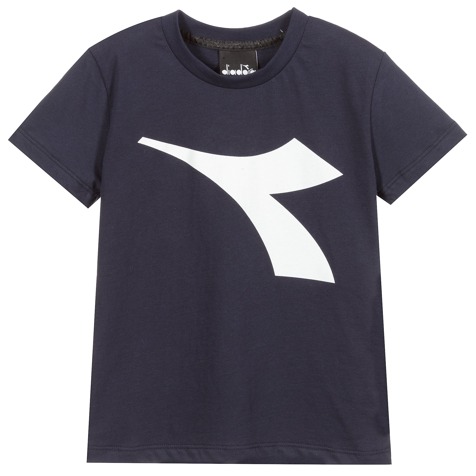 Diadora Boys Blue Cotton T Shirt