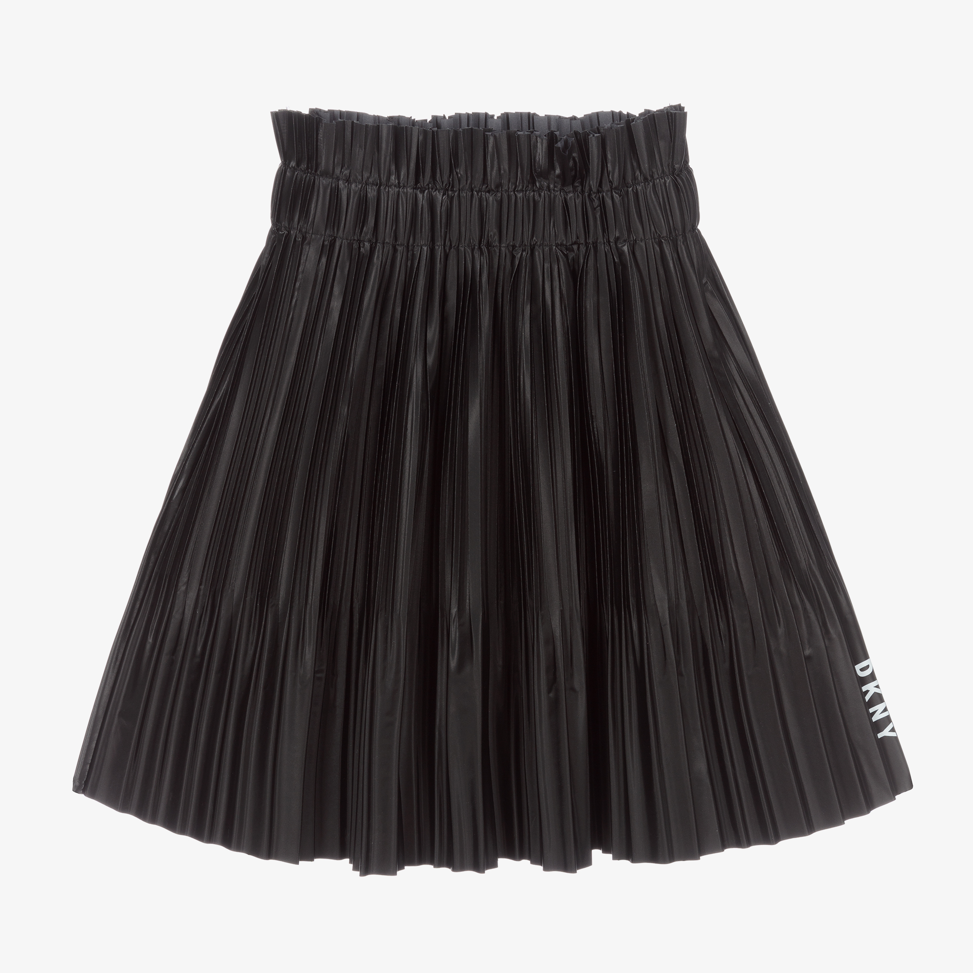 DKNY Girls Black Pleated Skirt Childrensalon Outlet