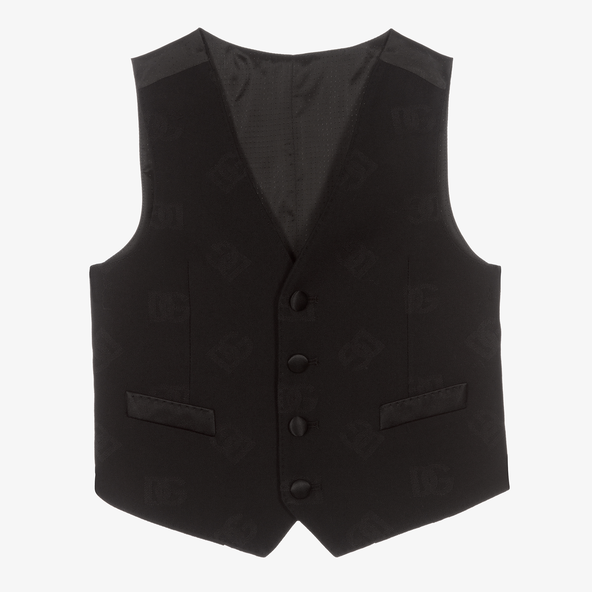 【関税＆送料込み】Dolce & Gabbana Waistcoats Belted cropped double-breasted wool waistcoat in White for
