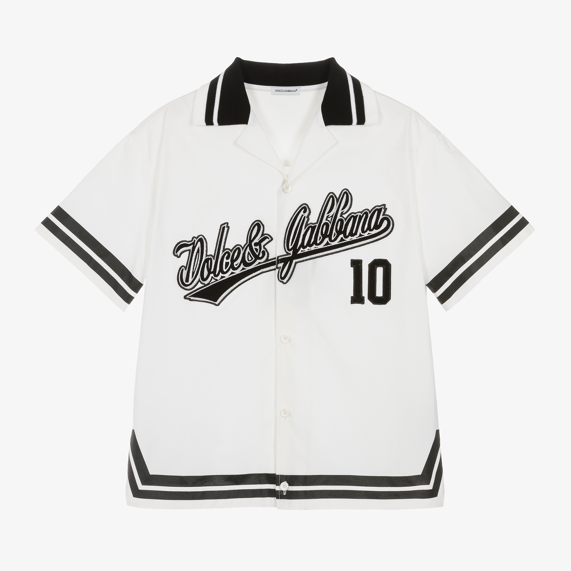 Junior GAULTIER ホワイトハイネックシャツ Junior GAULTIER ホワイトハイネックシャツ Jean-Paul GAULTIER