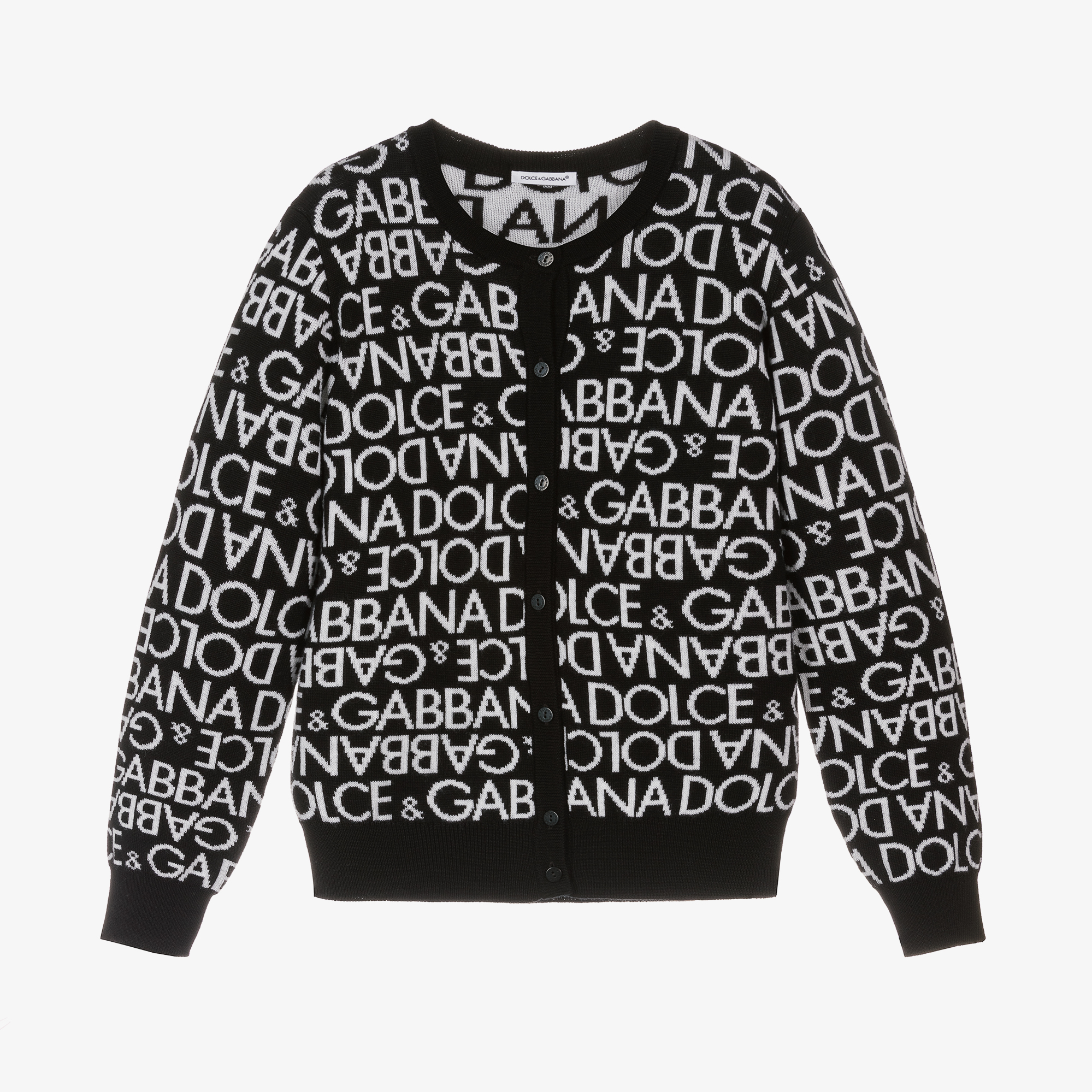 トップス DOLCE&GABBANA Logo Knit Cardigan 23607341_54430431_600.jpg