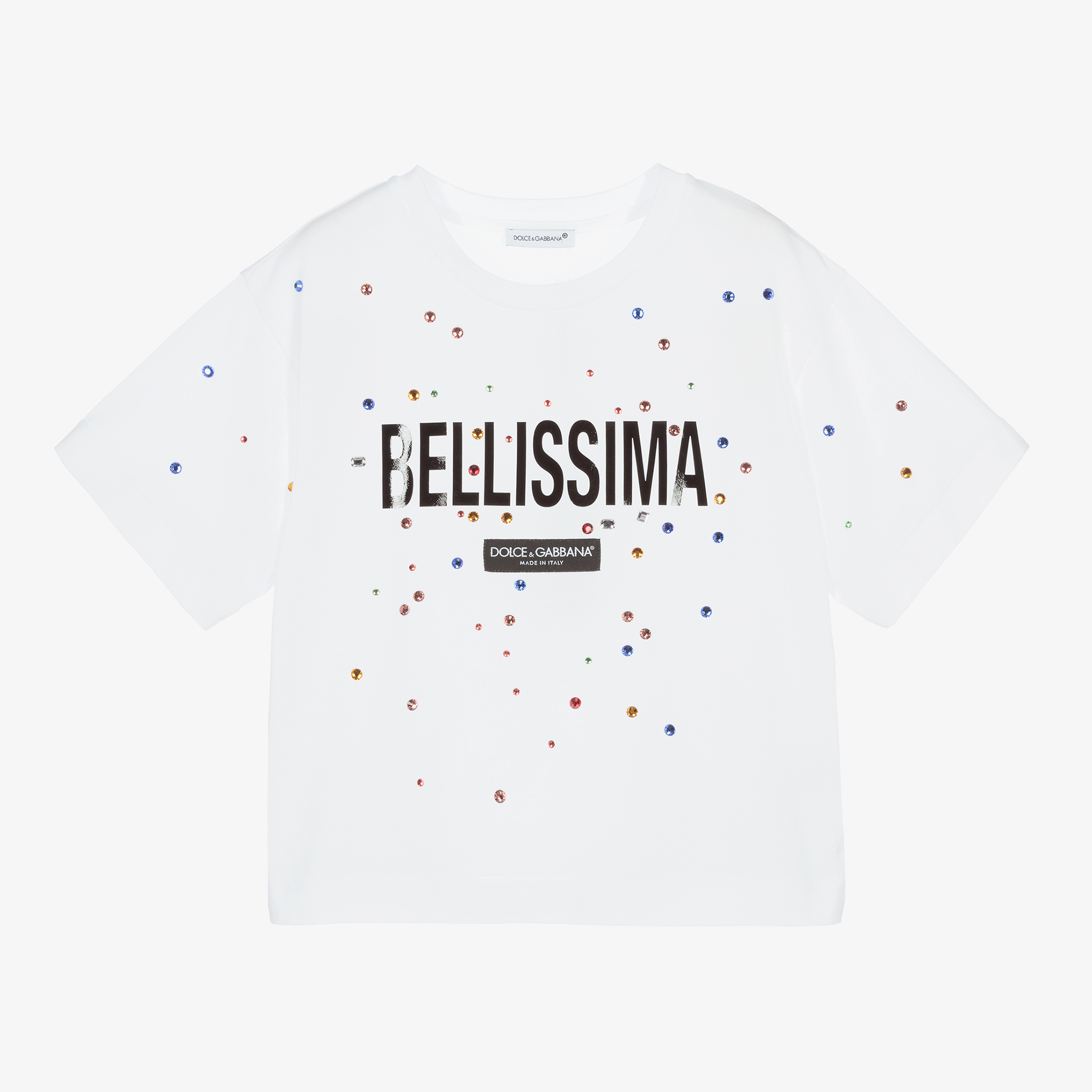 ドルチェ&ガッバーナDOLCE&GABBANA ペンキプリントコットンT