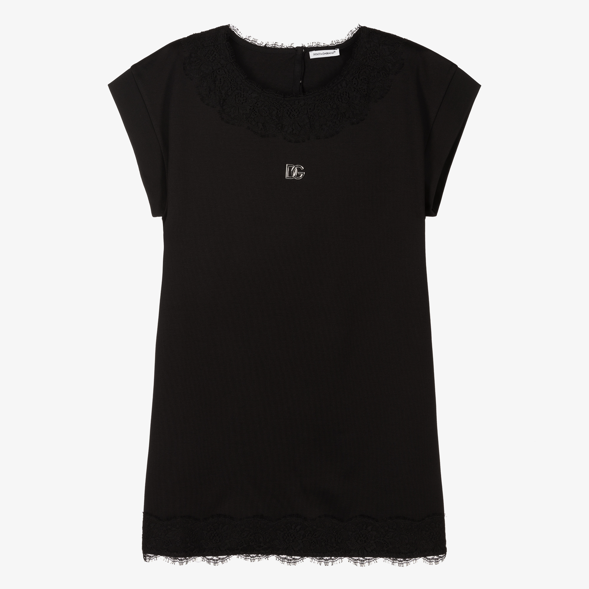 Dolce & Gabbana - Teen Girls Black Lace Dress Dolce & Gabbana - Teen Girls Black Lace Dress