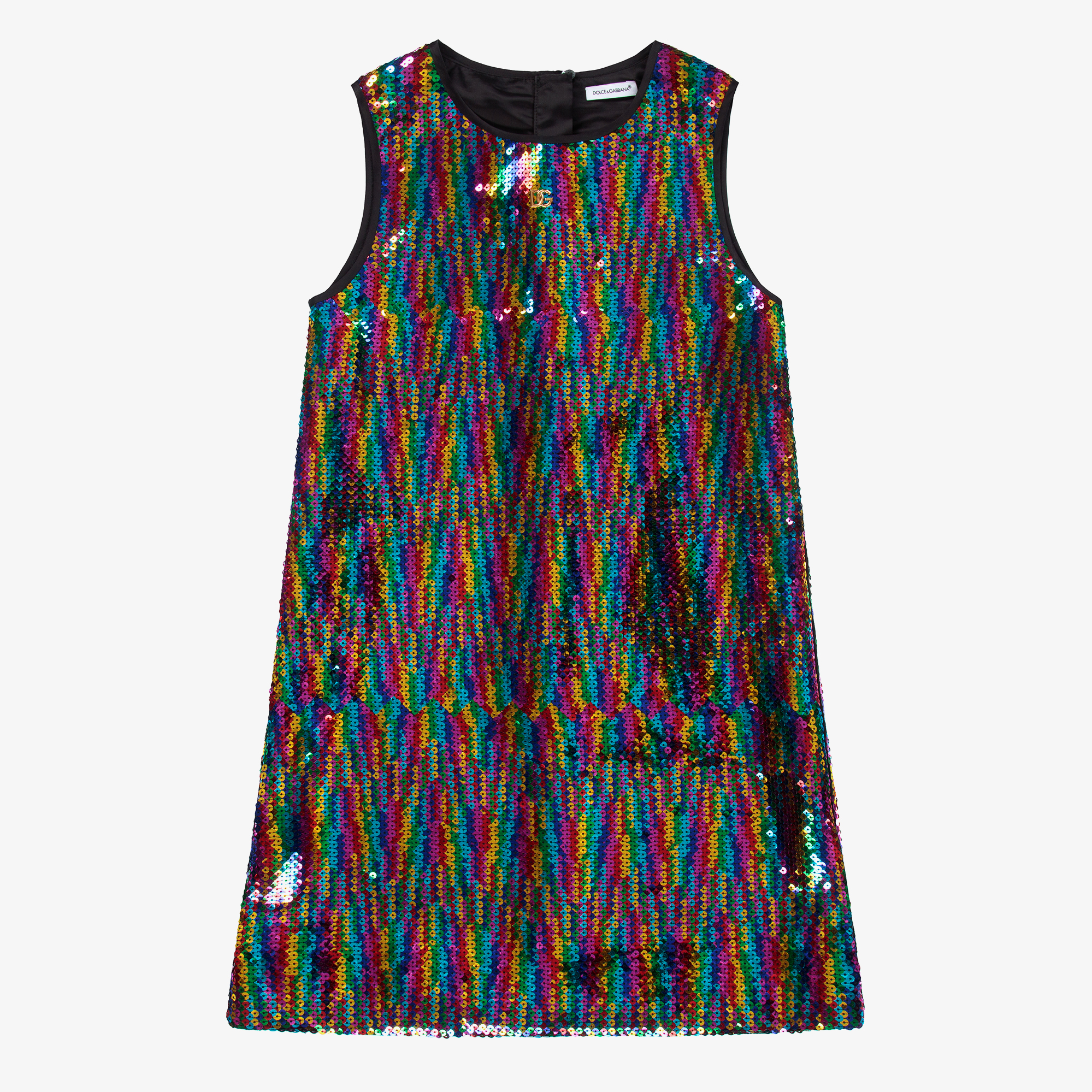 rainbow sequin shift dress Rainbow Sequin Mod Shift Dress