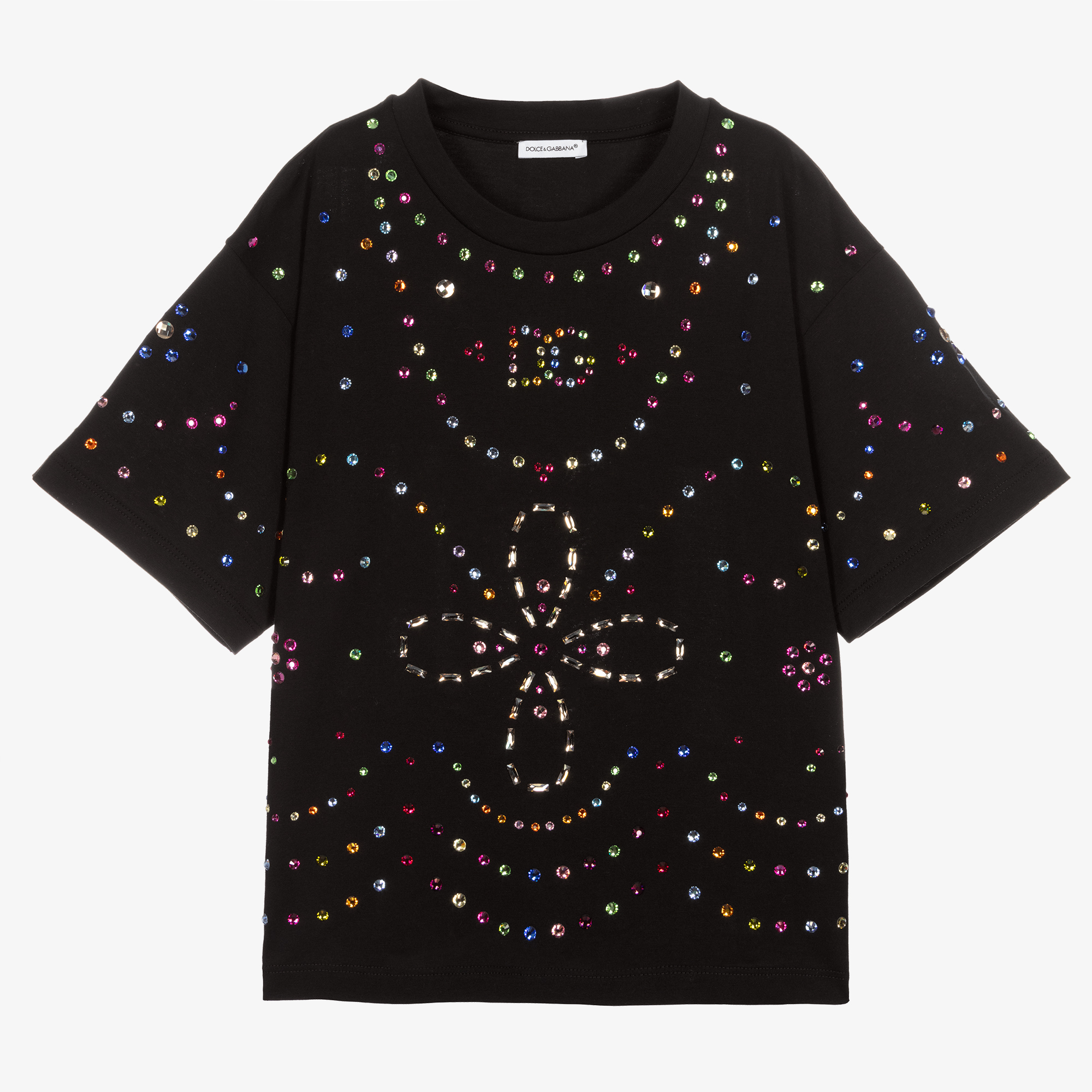 Dolce & Gabbana sequin-embellished Crop Top | Silver | FARFETCH