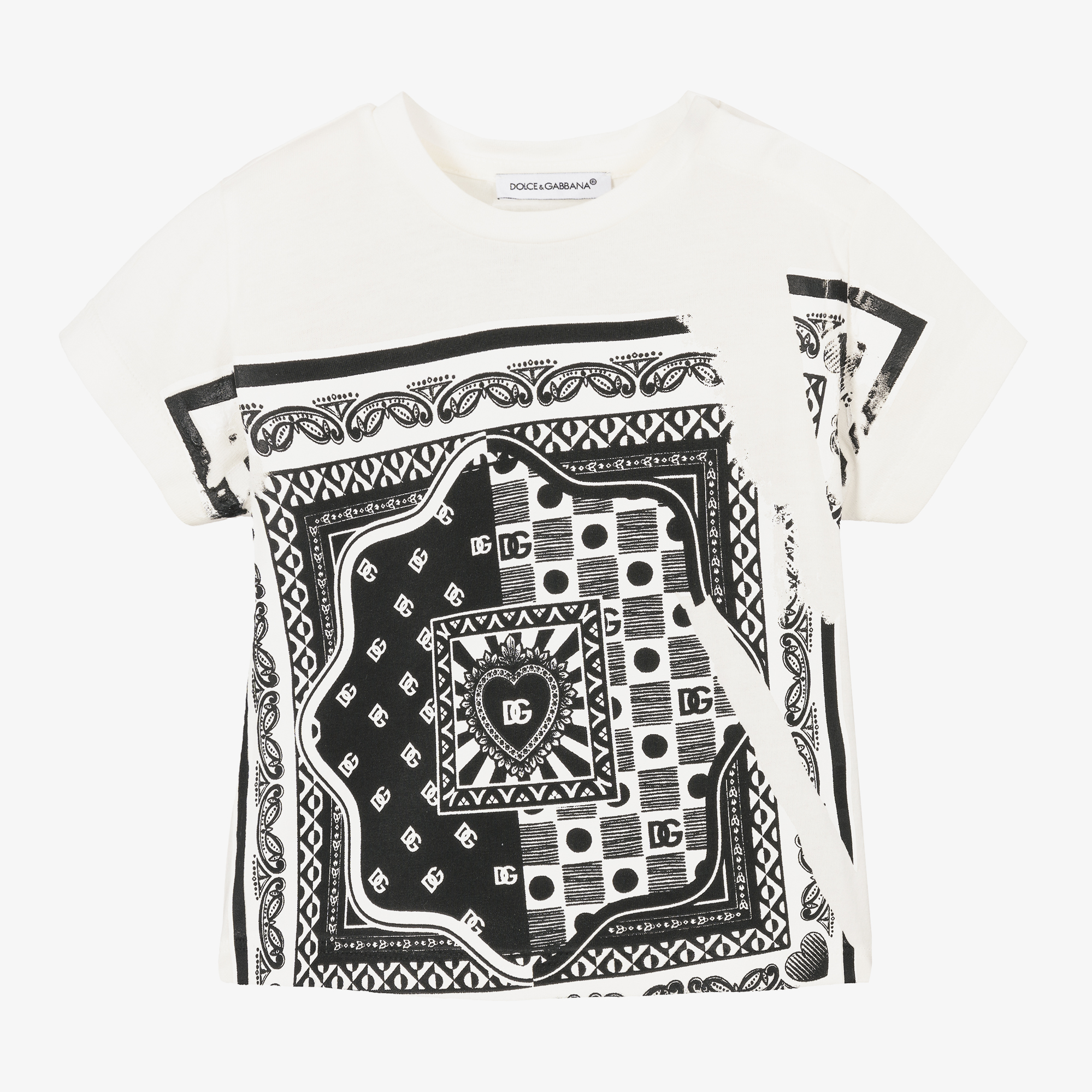 BANDANA PRINT T- SHIRT