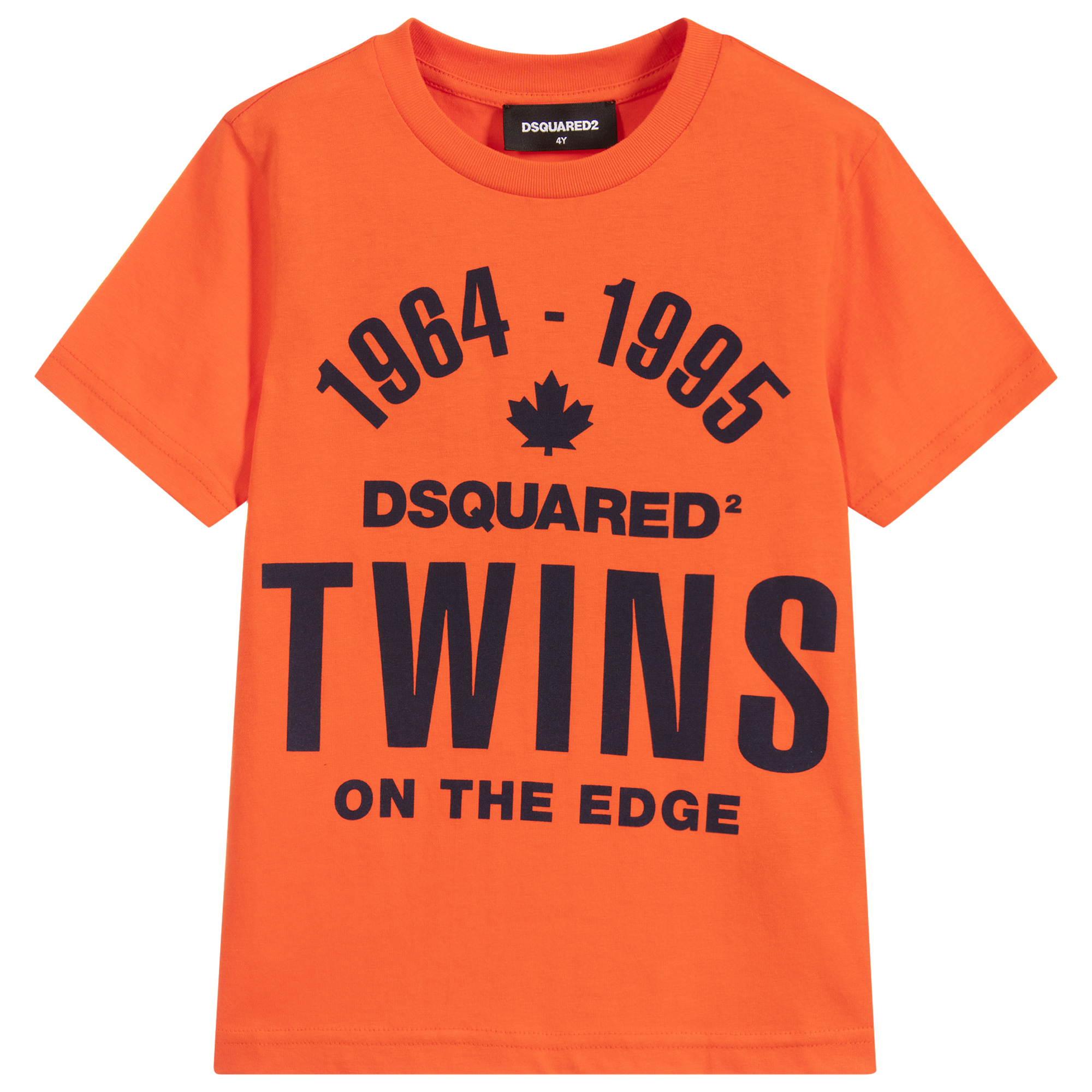 dsquared2 t shirt orange