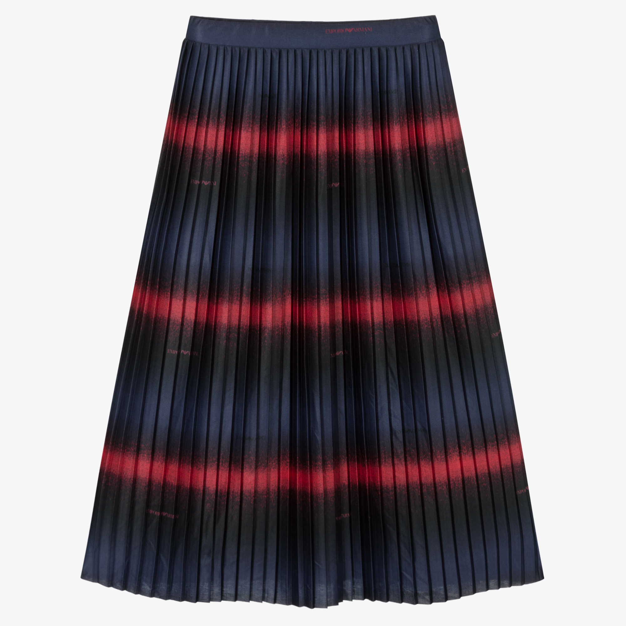Emporio Armani - Girls Navy Blue Pleated Skirt