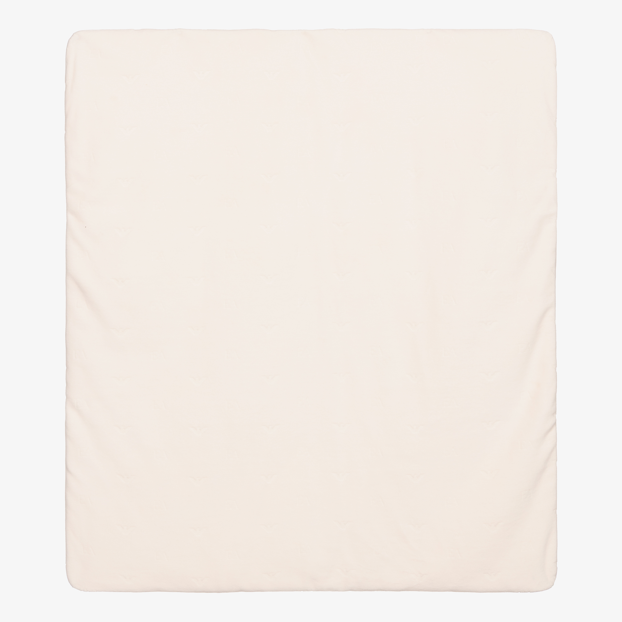 Emporio Armani Pink Velour Blanket 76cm Childrensalon Outlet