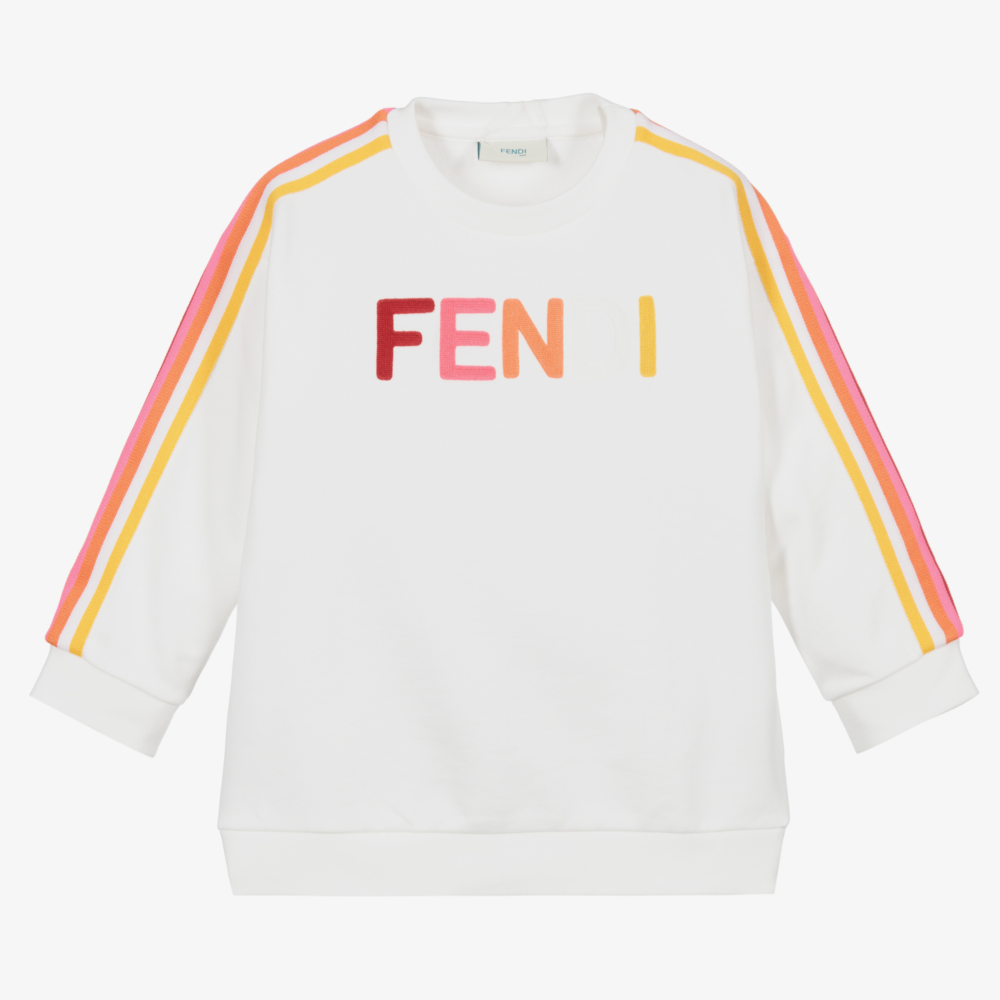 White fendi sweatshirt clearance