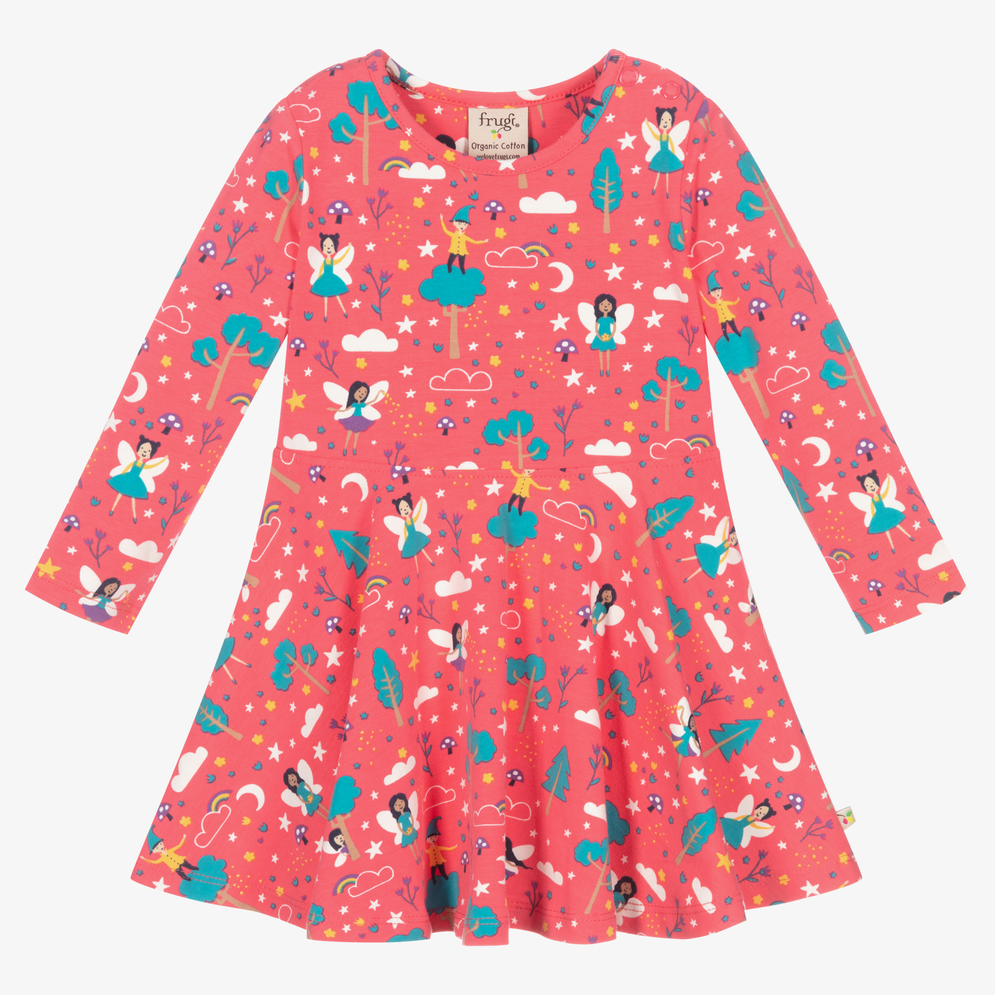 Frugi - Girls Pink Cotton Fairy Dress | Childrensalon Outlet Frugi - Girls Pink Cotton Fairy Dress | Childrensalon Outlet